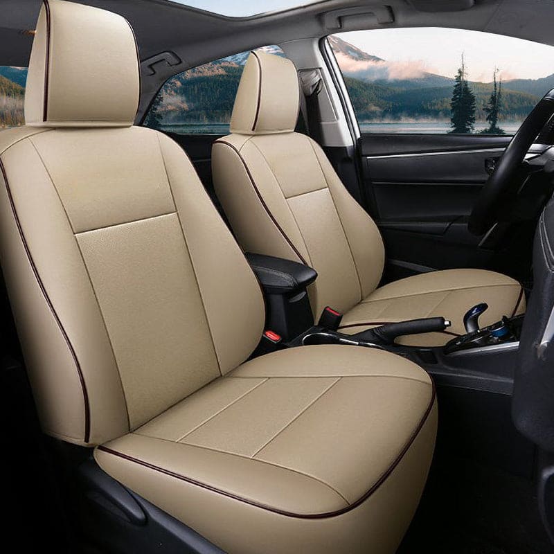 Custom for Toyota Corolla(2014-2026) Leather Car Seat Cover Full Set