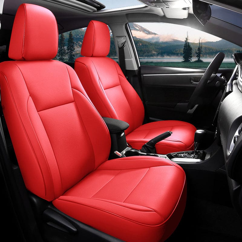 Custom for Toyota Corolla(2014-2026) Leather Car Seat Cover Full Set