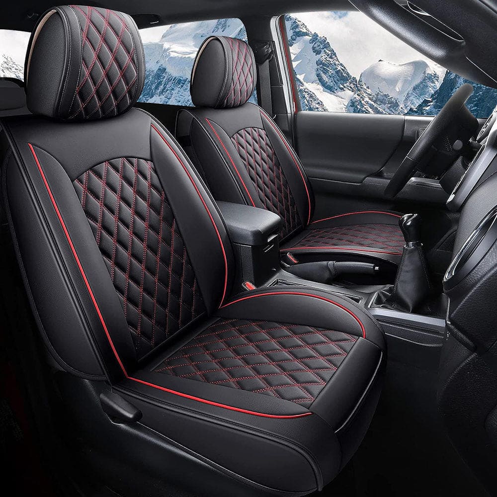 Custom For Chevrolet Colorado & GMC Canyon (2015-2025) Leather Seat Covers Full Set