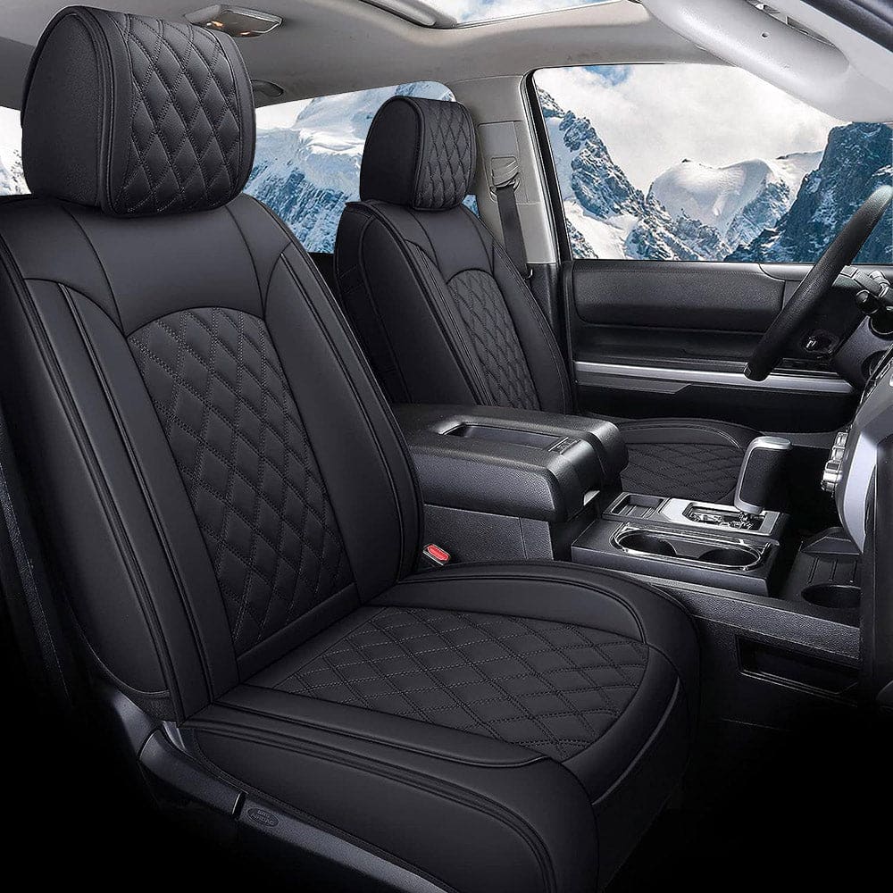 Custom For Toyota Tundra (2014-2025) Leather Car Seat Covers Full Set