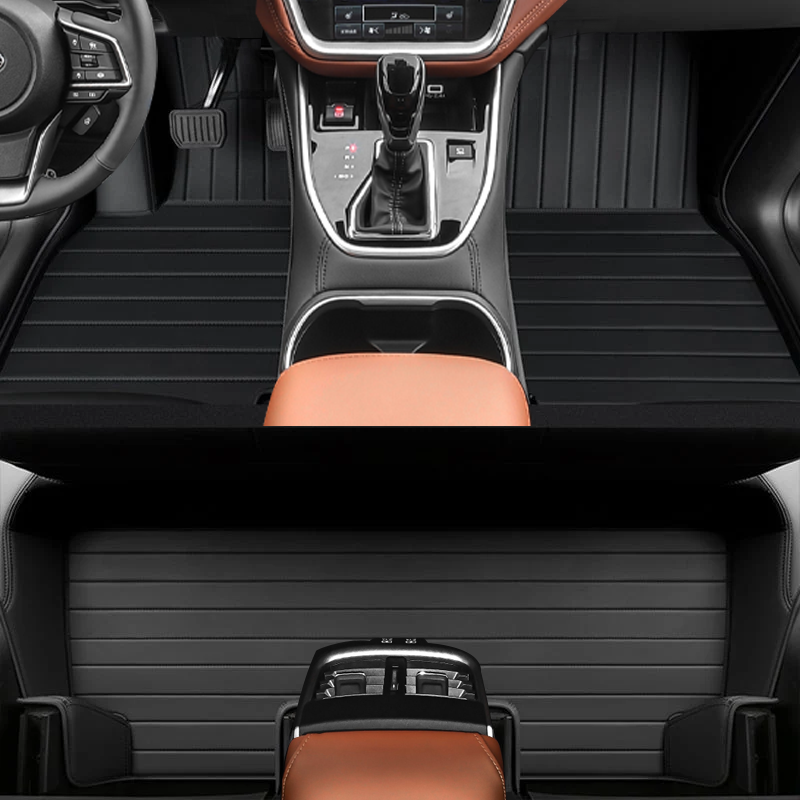 Custom Leather All-Weather Floor Mats for Subaru Forester, Crosstrek, Outback and Impreza (2009-2025)