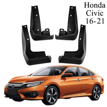Load image into Gallery viewer, Mud Flaps for Honda Civic Hatchback 1996–2025 No-Drill Custom Fit All-Weather Front &amp; Rear Splash Guards (4PCS)