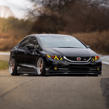 Load image into Gallery viewer, Demon Eye LED Headlights for 2012-2015 Honda Civic 9th Gen Projector Front Lamp Assembly (Pair)