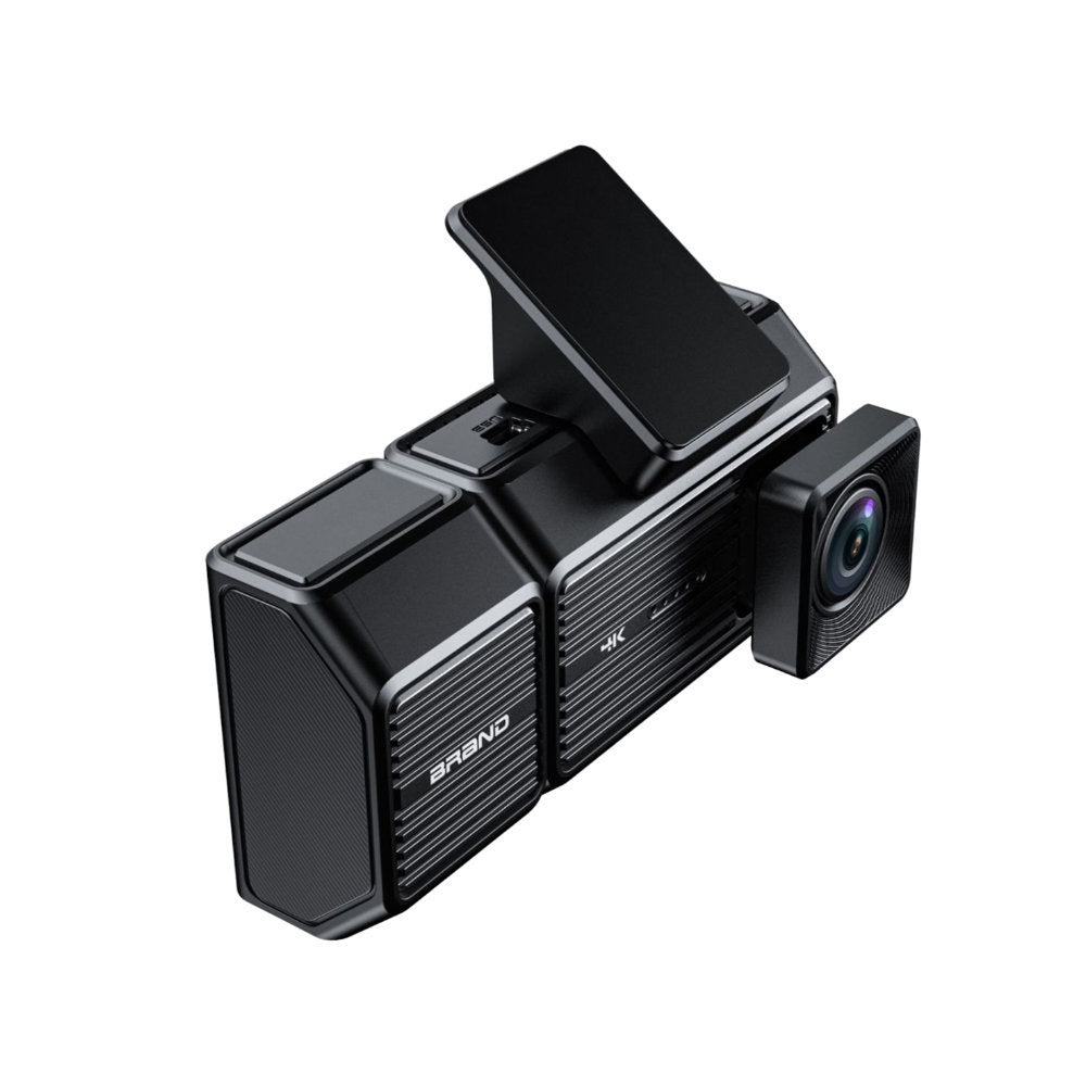 2025 New Car Dash Cam - 3 Views, 4K+1K Resolution, High-Quality Night Vision, Wi-Fi & GPS