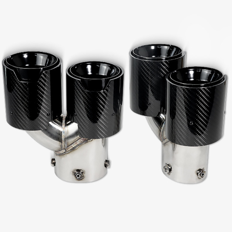 Carbon Fiber Dual Exhaust Tips for BMW M2/M3/M4 3 Series G20/G21/G23/G42 (2019+)