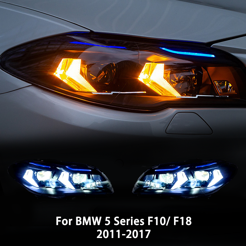 Suitable for BMW 5 Series F10/F18 LED Retrofit Dual Beam Lens Headlight Assembly 2011-2017 – Factory HID Models Only