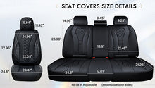 Load image into Gallery viewer, Amancarport Nappa Leather Car Seat Cover Universal Fit for Most Vehicles