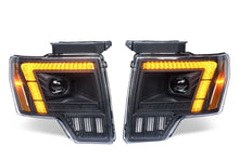 Load image into Gallery viewer, For Ford Raptor F-150 LED Projector Headlights 2009–2014 Sequential Turn Signal Plug and Play Front Lamp Assembly