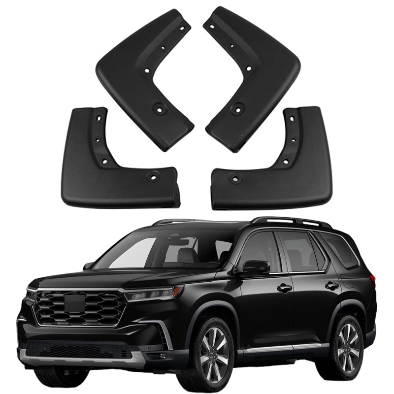 Mud Flaps for Honda Pilot 2023–2026 No-Drill Custom Fit All-Weather Front & Rear Splash Guards (4PCS)