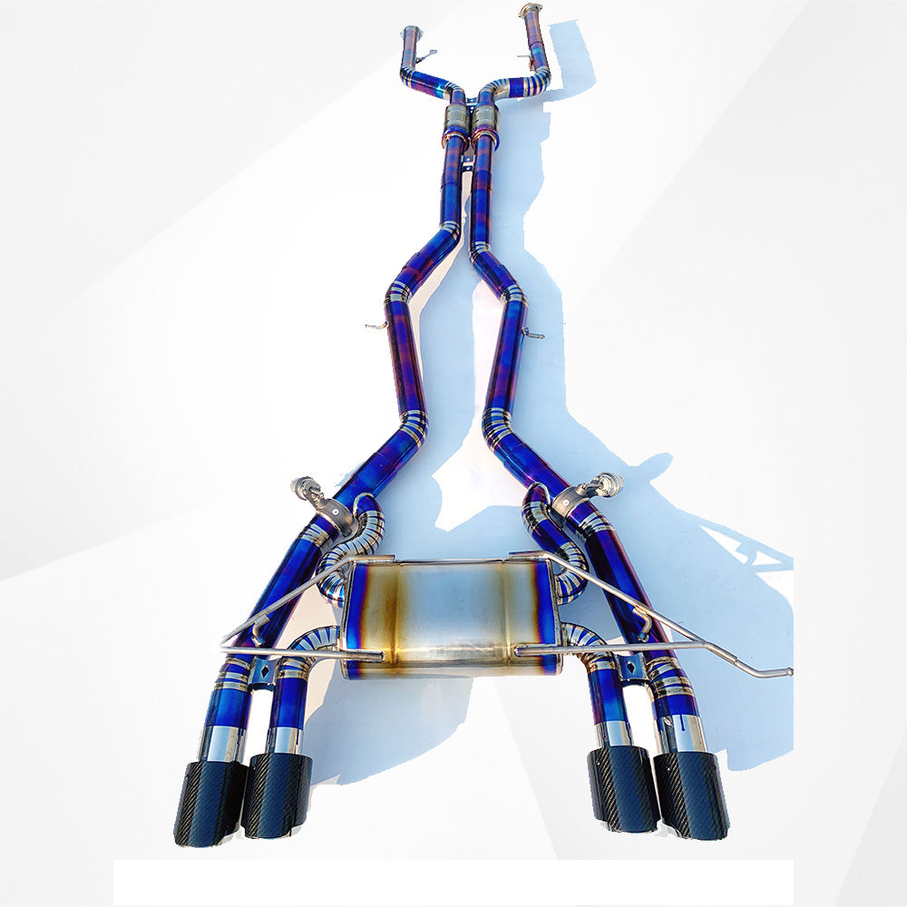 Catback Exhaust for BMW G80 G82 M3/M4 (2021+) – Stainless or Titanium, Dual Midpipes