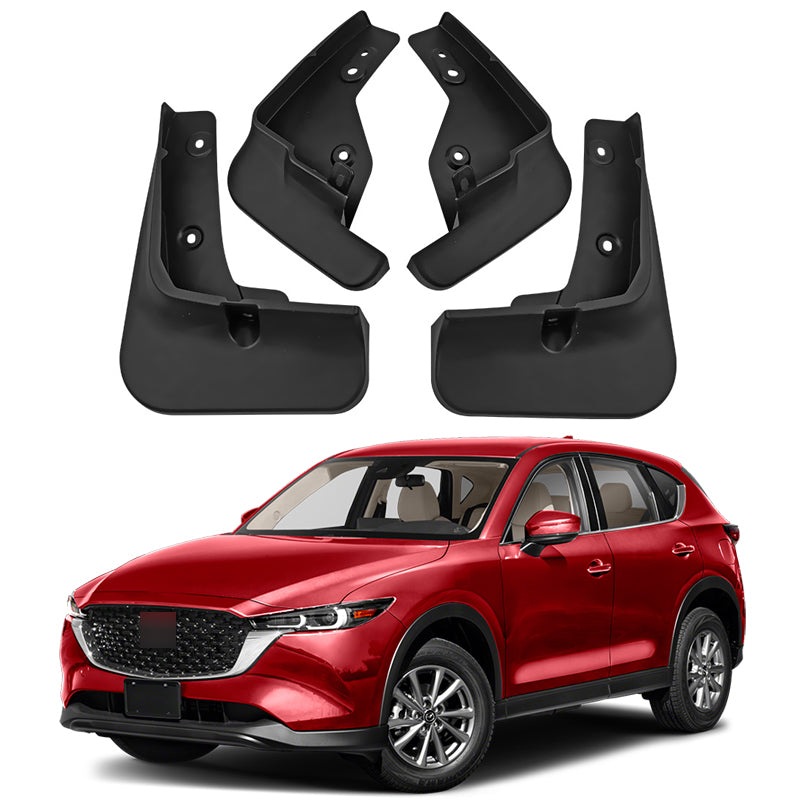 Mud Flaps for Mazda CX-5 2013–2025 No-Drill Custom Fit All-Weather Front & Rear Splash Guards (4PCS)