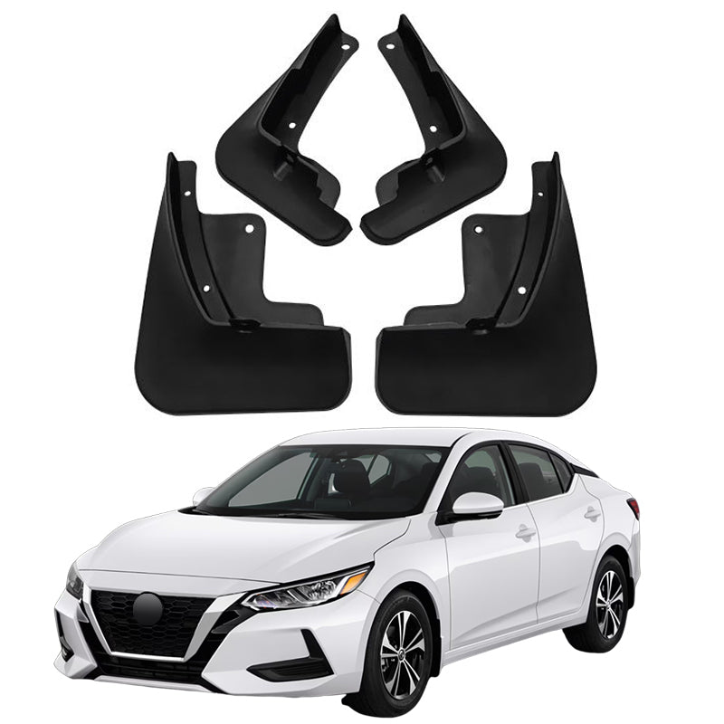 Mud Flaps for Nissan Sentra 2020–2025 No-Drill Custom Fit Front & Rear Splash Guards (Excludes SR Models, 4PCS)