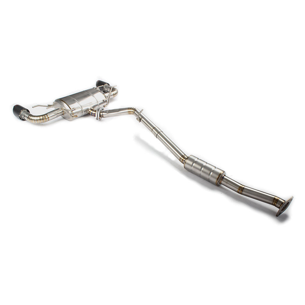 For 2013–2016 FR-S / BRZ 2.0L Catback Exhaust – Dual Exit, Valved, Stainless/Titanium