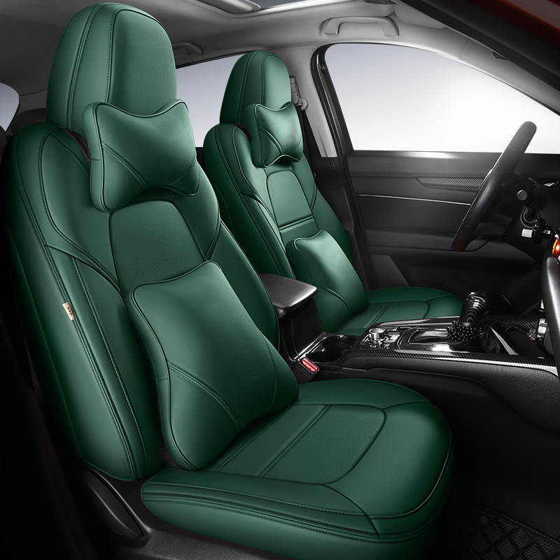 Luxury Custom Leather Car Seat Cover 360 Full Wrap for Mazda CX-5 (2013-2025)