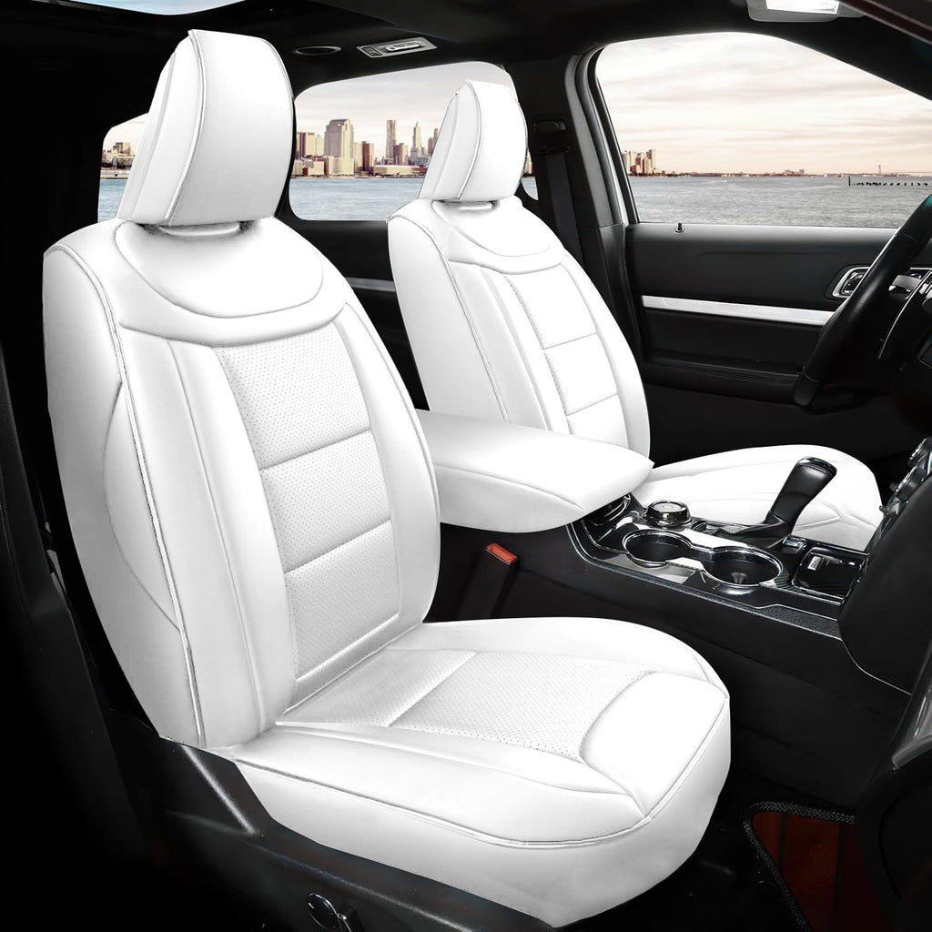 Amancarport Custom Fit Car Seat Covers Full Set For Ford Explorer 6-7 Seats (2020-2025)