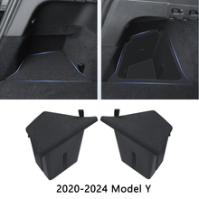 Load image into Gallery viewer, Tesla Model 3/Y Custom Storage Organizer 10-Piece Set - Highland/Juniper Floor Mats+Trunk Bucket+Phone Holder