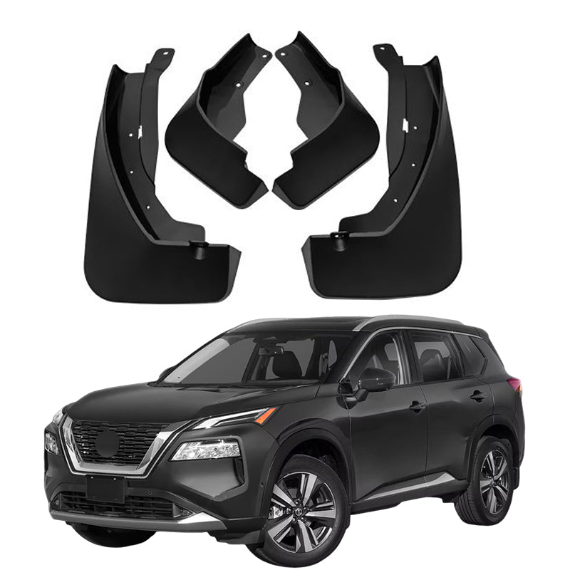 Mud Flaps for Nissan Rogue 2021–2025 No-Drill Custom Fit Front & Rear Splash Guards (4PCS)