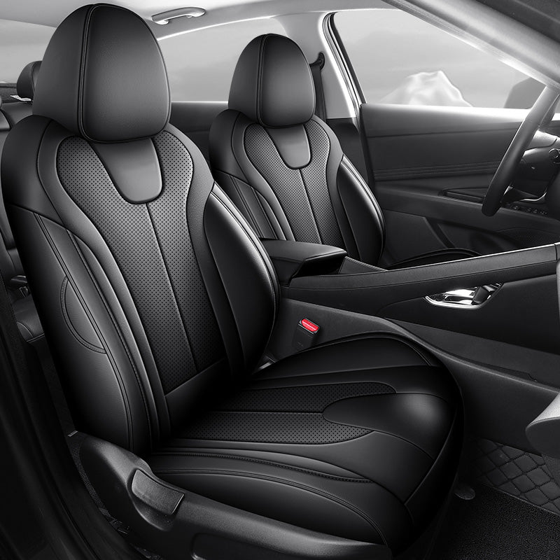 Custom Luxury Leather Seat Covers Full Set for Hyundai Elantra (2011–2026)