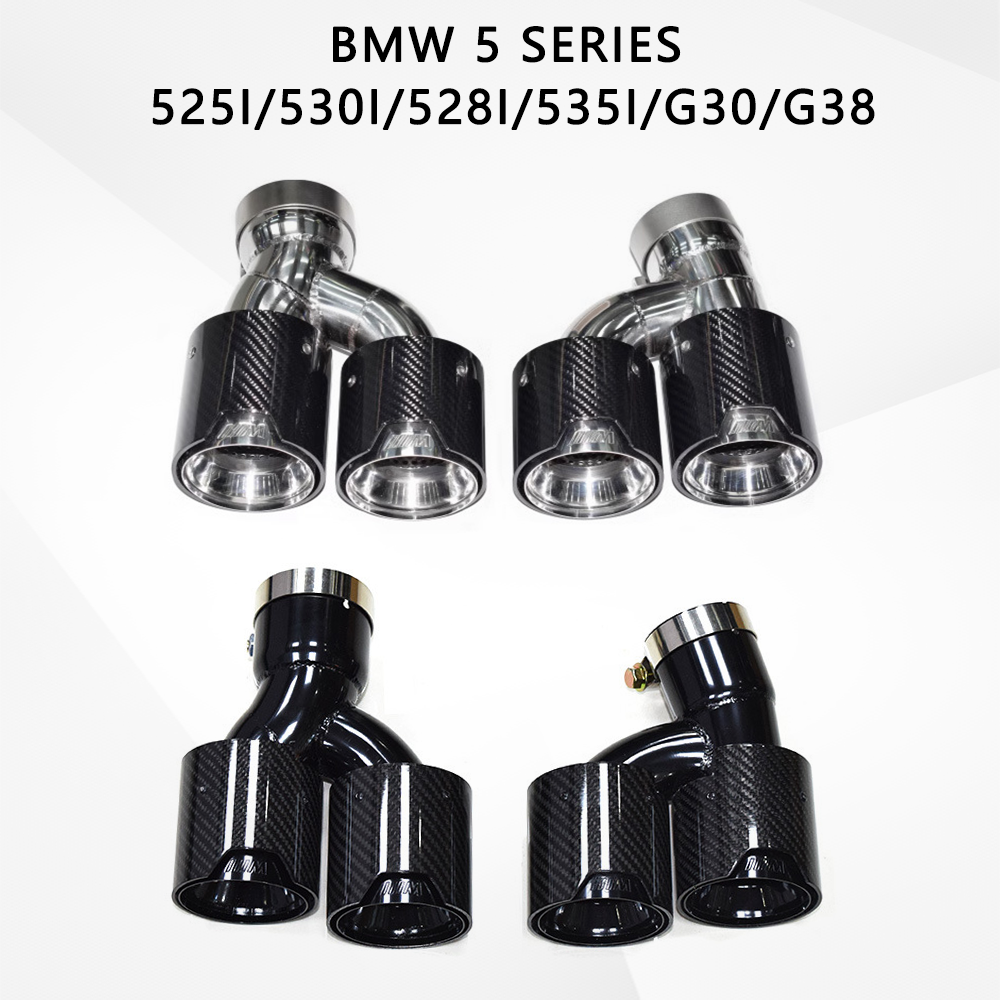Suitable for BMW 5 Series 525i/530i/G30/G38 M Performance Carbon Fiber Exhaust Tailpipe