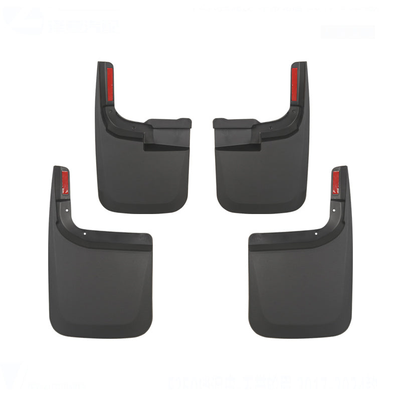 Mud Flaps for Ford F-250 / F-350 2017–2024 No-Drill Custom Fit All-Weather Front & Rear Splash Guards (4PCS)