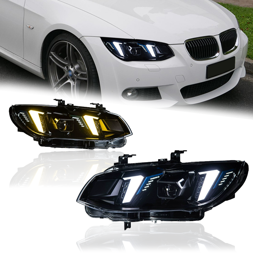 2010–2013 BMW E93/E92 M3 LCI Snake Eye LED Headlight Retrofit with Projector Lens