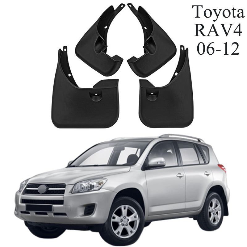 Mud Flaps for Toyota RAV4 2000–2025 No-Drill Custom Fit All-Weather Front & Rear Splash Guards (4PCS)