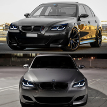Load image into Gallery viewer, Laser LED Headlights for BMW 5 Series E60 520i 525i 530i (2003–2010) – Fits Factory HID Models Only