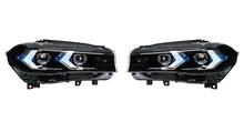 Load image into Gallery viewer, LED Headlights For BMW X5 F15 2014-2018 Double Lens Arrow Style Assembly Pair