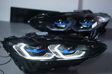 Load image into Gallery viewer, Laser Style Headlights for BMW 4 Series G22 G23 G26 G8x M3 M4 (2021 - Present) Assembly Upgrade, Amber DRL