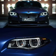Load image into Gallery viewer, For BMW 5 Series F10 (2011–2017) OEM LCI Style LED Headlights Upgrade Fits – Factory HID Models Only