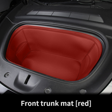Load image into Gallery viewer, Leather Trunk Mats for Tesla Model 3/Y, Front &amp; Rear, Waterproof, Scratch-Resistant, Easy to Clean