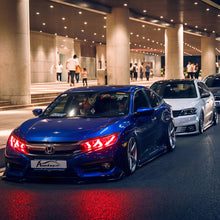 Load image into Gallery viewer, Demon Eye LED Headlights for 2016-2021 Honda Civic 10th Gen Projector Front Lamp Assembly (Pair)