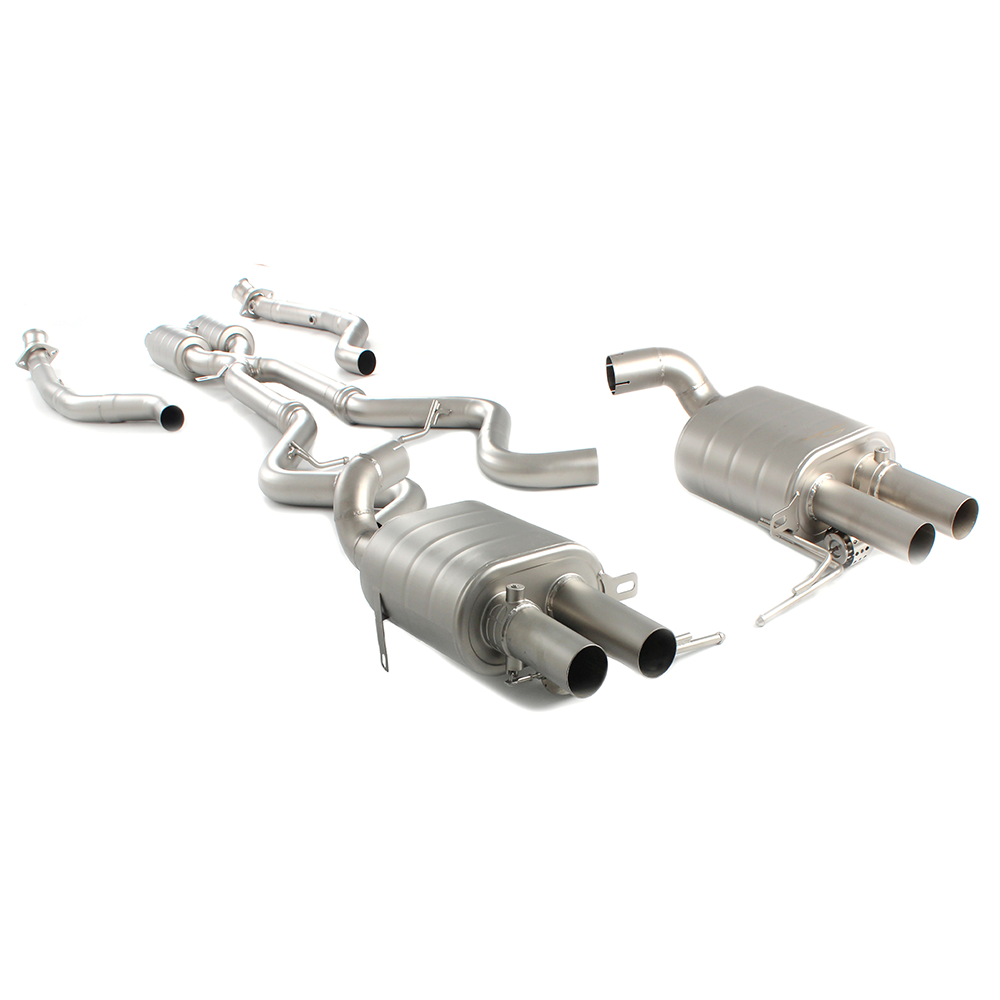For BMW M3 E90/E92/E93 (2009–2013) Titanium Exhaust System with Valves – Full Midpipe & Front Section Upgrade