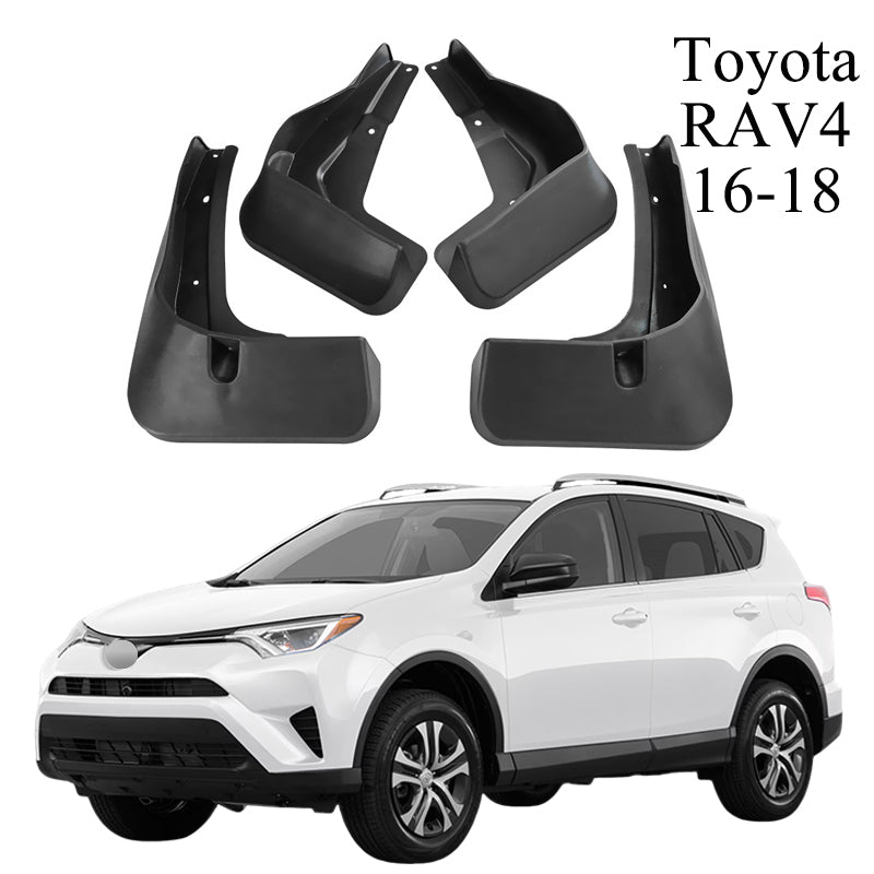 Mud Flaps for Toyota RAV4 2000–2025 No-Drill Custom Fit All-Weather Front & Rear Splash Guards (4PCS)