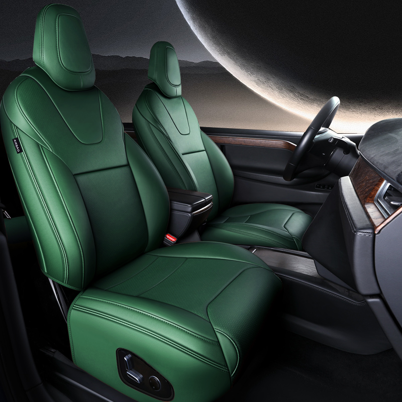 For Tesla Model S/X Seat Covers 2012–2024 5–7 Seat Nappa Leather Full Set