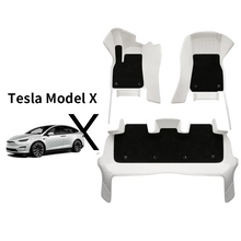 Load image into Gallery viewer, Amancarport for Tesla Model X 2016-2021(5-7 Seats) Luxury Leather All-Weather Floor Mats