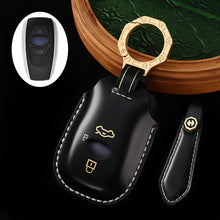 Load image into Gallery viewer, Handmade Leather Key Fob Case for Subaru 3-Button Key Fob – Fits Ascent, BRZ, Crosstrek, Forester, Impreza, Legacy, Outback, Solterra
