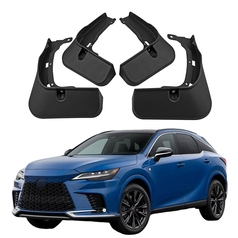 Mud Flaps for Lexus RX 350 / 350h / 500h 2016–2025 No-Drill Custom Fit All-Weather Front & Rear Splash Guards (4PCS)
