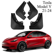 Load image into Gallery viewer, Amancarport® Mud Flaps for Tesla Model Y 2021–2026 No-Drill Custom Fit Front &amp; Rear Splash Guards (4PCS)