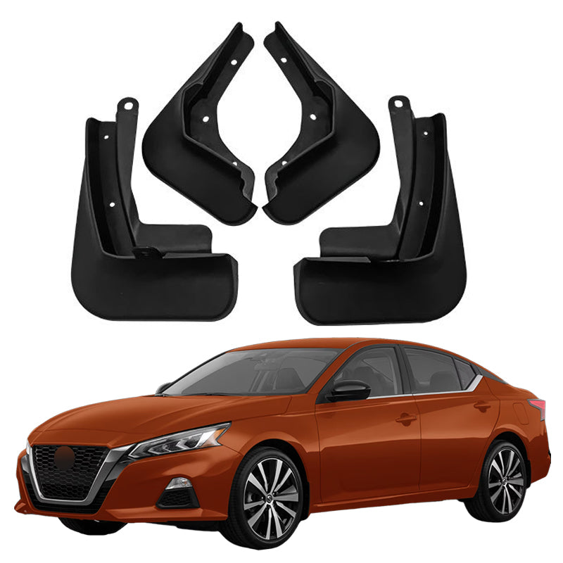 Mud Flaps for Nissan Altima 2019–2024 No-Drill Custom Fit Front & Rear Splash Guards (4PCS)