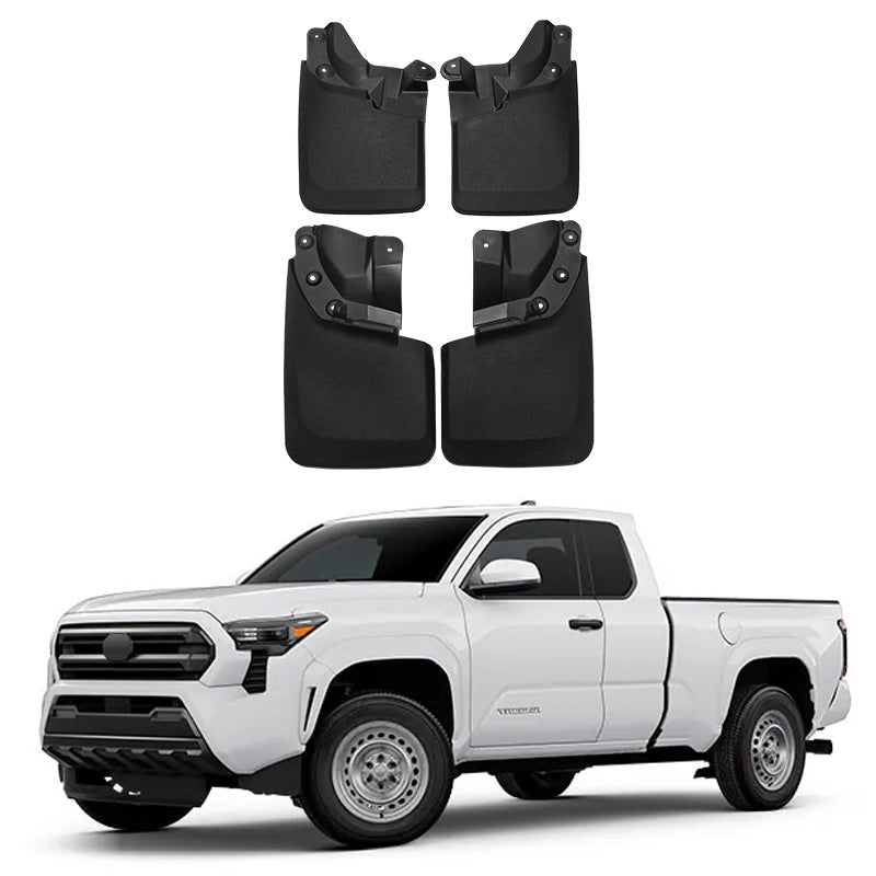Amancarport® No-Drill Mud Flaps for Toyota Tacoma 2005–2025 Heavy-Duty All-Weather Custom Fit (4PCS)