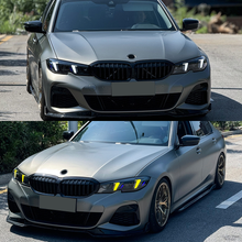 Load image into Gallery viewer, Snake Eyes Style Headlights for BMW 3 Series G20 G21 (2019 - Present) Assembly Upgrade, Amber DRL