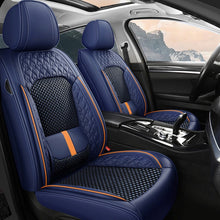Load image into Gallery viewer, Amancarport® Luxury 3D Car Seat Covers – 5-Piece Waterproof Faux Leather &amp; Ice Silk, Universal Fit for Sedans, SUVs &amp; Trucks