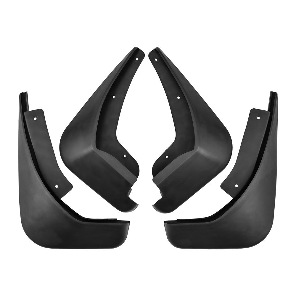 Mud Flaps for Ford Fiesta 2009–2017 No-Drill Custom Fit All-Weather Front & Rear Splash Guards (4PCS)