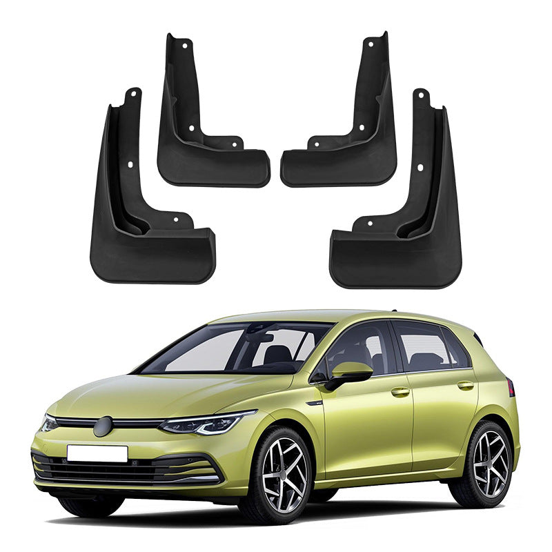 Mud Flaps for VW Golf 2014–2024 No-Drill Custom Fit Front & Rear Splash Guards (4PCS)