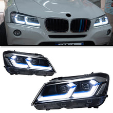 Load image into Gallery viewer, For BMW X3 F25 2010-2013 LED Lens Headlights Assembly