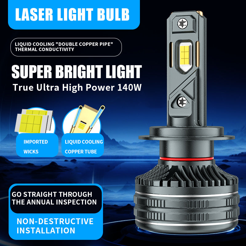 LED Headlight Bulbs, H11/H4/9005 (HB3)/9006 (HB4) Compatible, 140W 65800 LM 6000K (2-Pack)