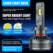 Load image into Gallery viewer, LED Headlight Bulbs, H11/H4/9005 (HB3)/9006 (HB4) Compatible, 140W 65800 LM 6000K (2-Pack)