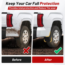 Load image into Gallery viewer, Amancarport® Custom Fit Mud Flaps for Toyota Tundra 2007–2026 No-Drill All-Weather Splash Guards (4-PC Set)