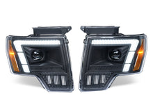 Load image into Gallery viewer, For Ford Raptor F-150 LED Projector Headlights 2009–2014 Sequential Turn Signal Plug and Play Front Lamp Assembly